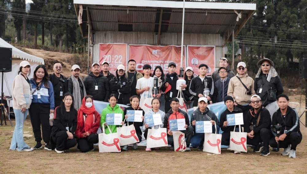 Participants of the Centenary Marathon Race organized by the Youth Department of Sümi Baptist Church Kohima.
